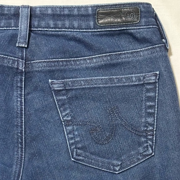 AG Adriano Goldschmied The Stilt Cigarette Leg Dark Stretch Denim Jeans - 25R - Picture 13 of 16